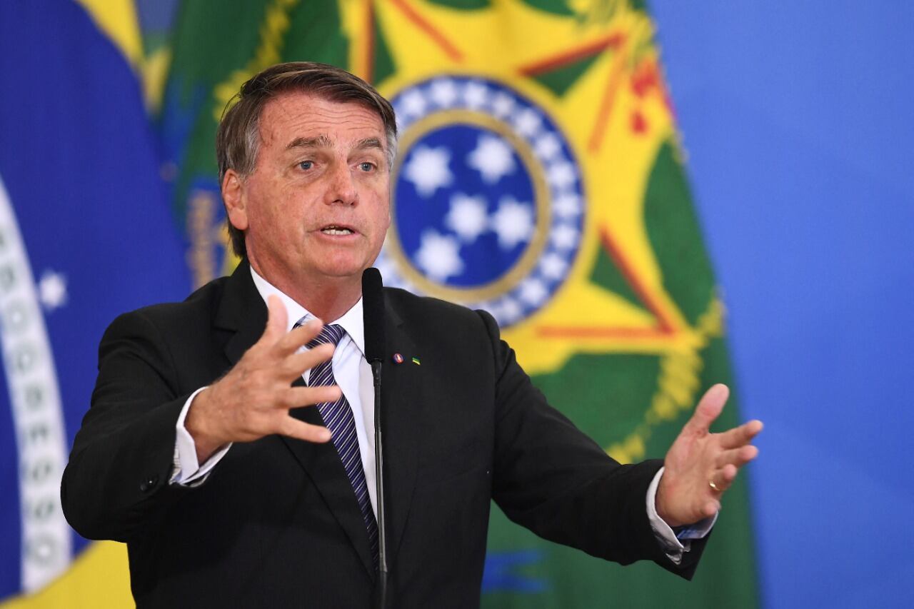Jair Bolsonaro quiere ser reelecto este año. 
