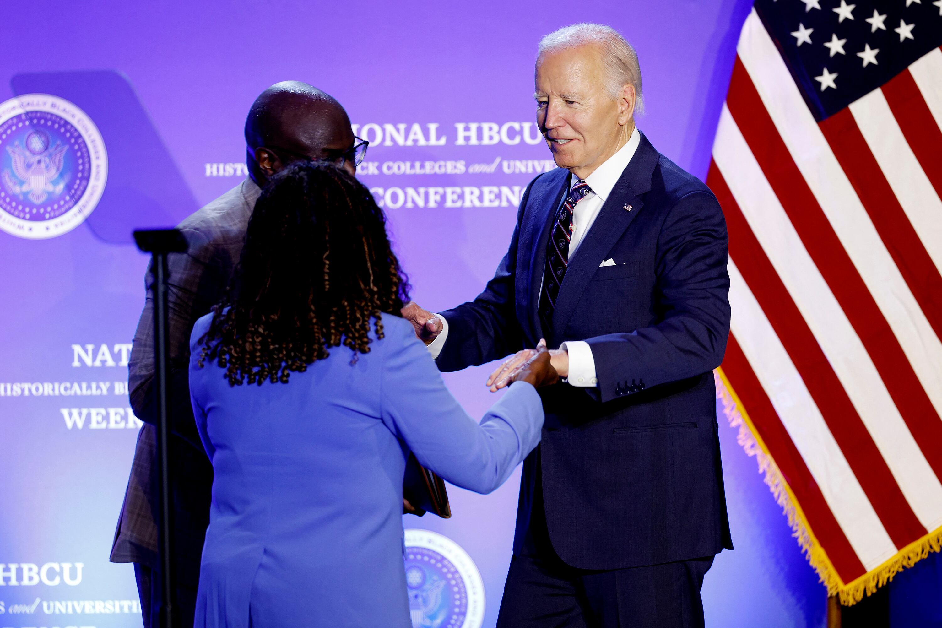 "La violencia política no tiene cabida aquí", dijo Biden en Filadelfia