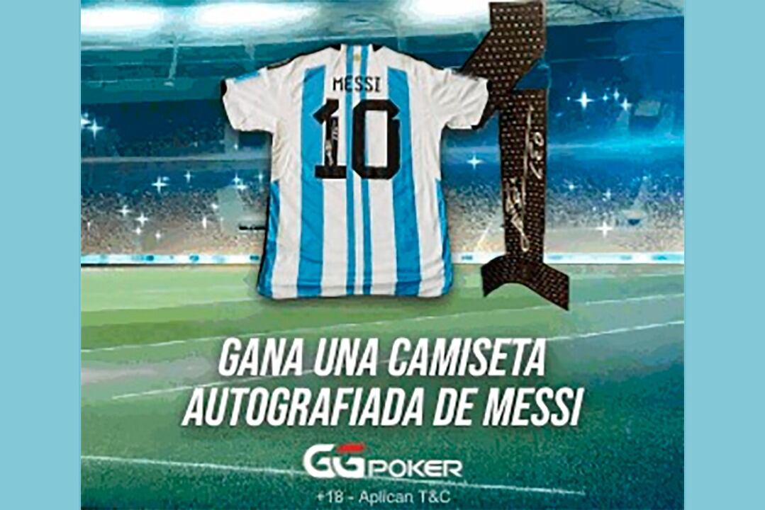 La camiseta del capitán Lionel Messi.
