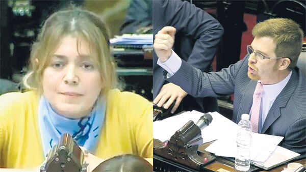 La correntina Estela Regidor y el bonaerense Nicolás Massot.