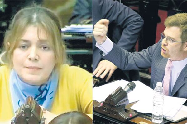 La correntina Estela Regidor y el bonaerense Nicolás Massot.