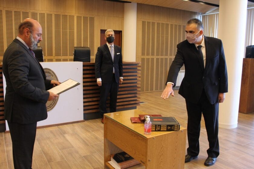 El funcionario apartado percibirá el 60 por ciento de sus remuneraciones brutas para que pueda cumplir con sus obligaciones alimentarias. (Foto Poder Judicial TDF)