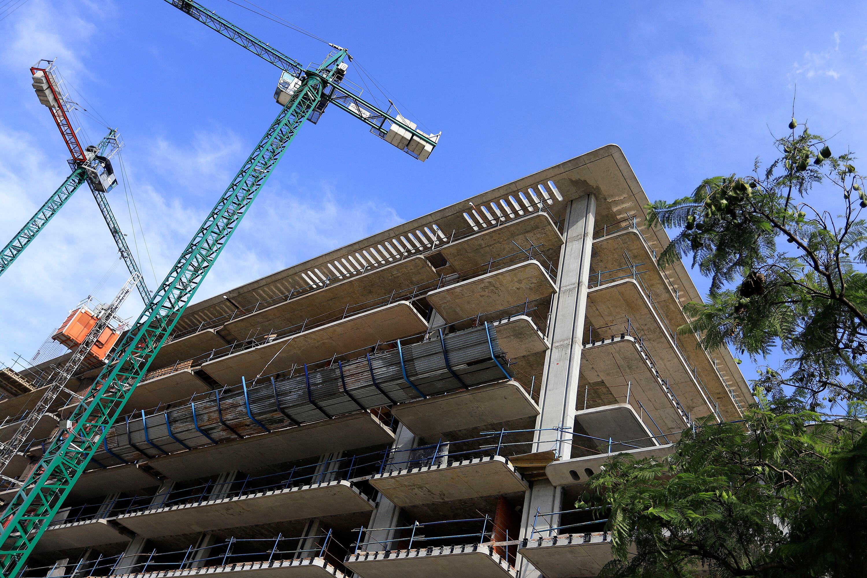 La construcción fue uno de los componentes que movilizó la inversión.