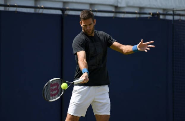 Del Potro quiere volver a entrenarse al máximo nivel, para pensar en un posible retorno.