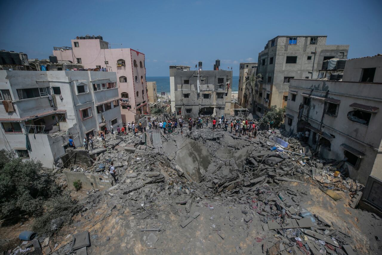 Gaza, tras los ataques israelíes de las últimas horas.