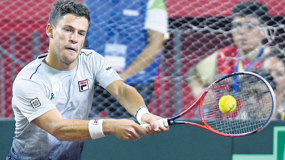 A Schwartzman le costó cerrar su partido ante Christian Garín, que le dio batalla.