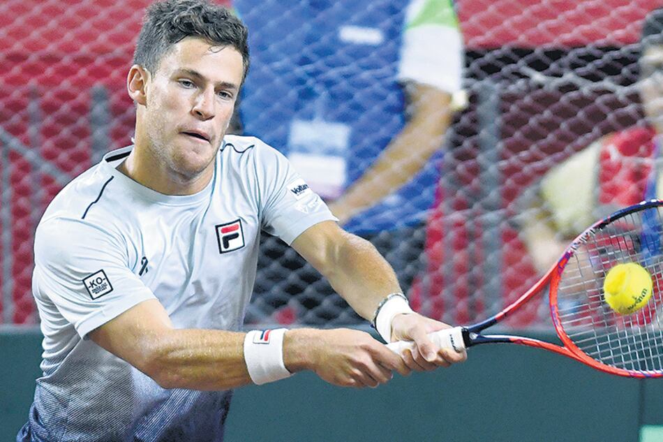 A Schwartzman le costó cerrar su partido ante Christian Garín, que le dio batalla.