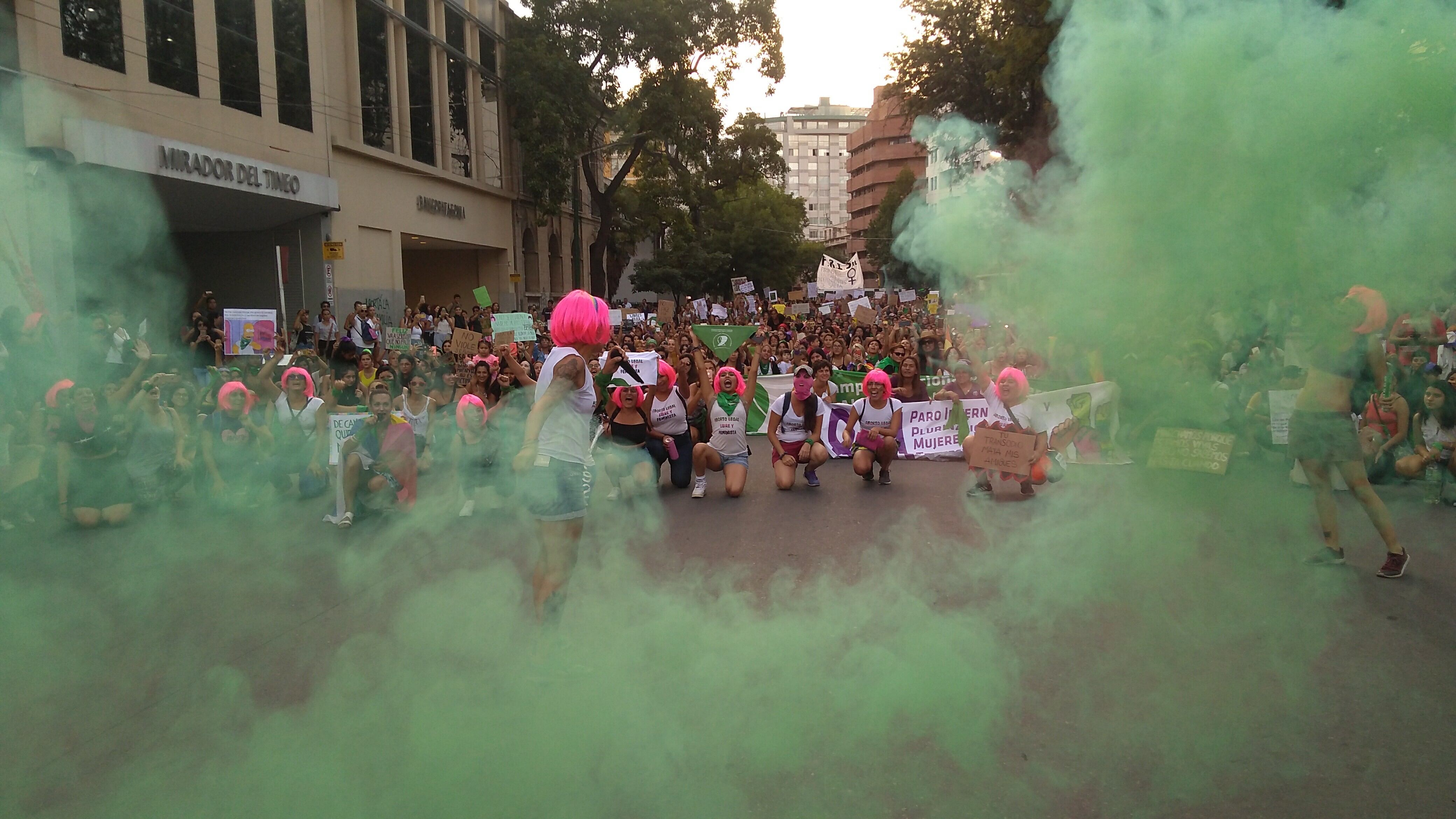 La convocatoria de la Campaña por el aborto fue multitudinaria