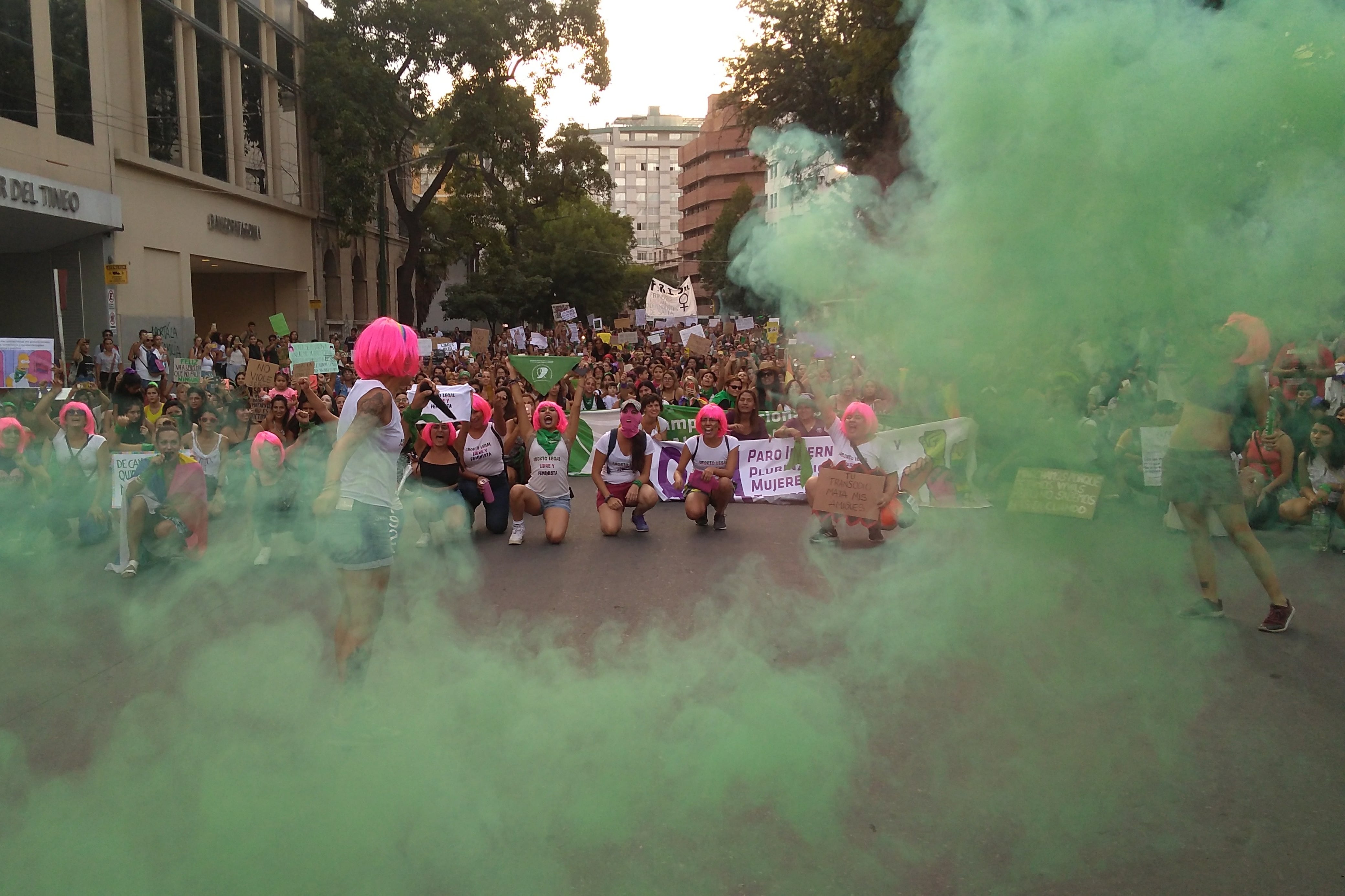 La convocatoria de la Campaña por el aborto fue multitudinaria
