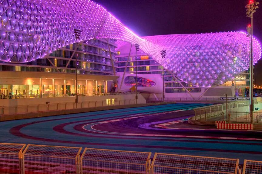 Crcuito de Yas Marina de Abu Dhabi.