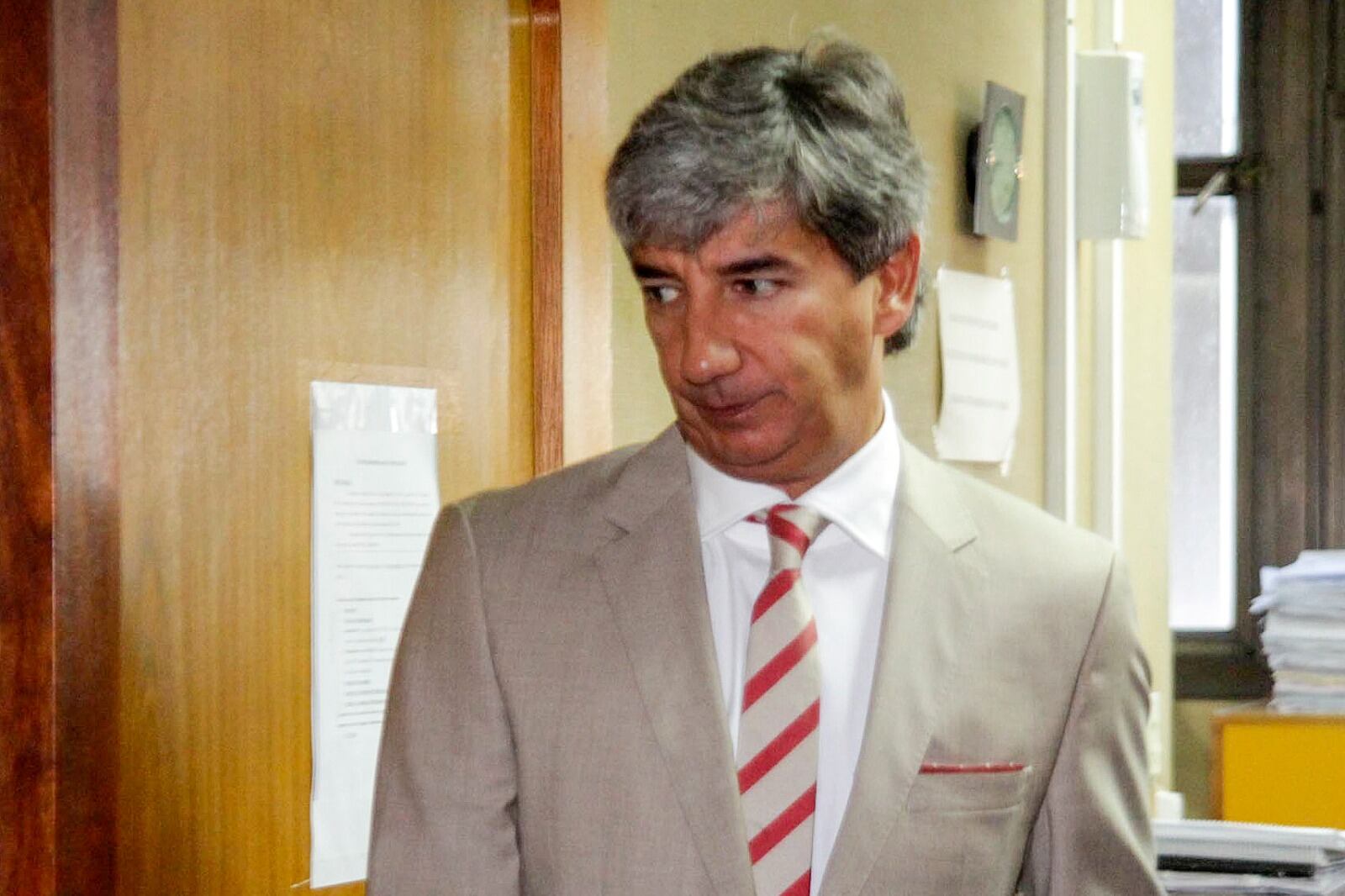 Walter Bento, el juez suspendido. 