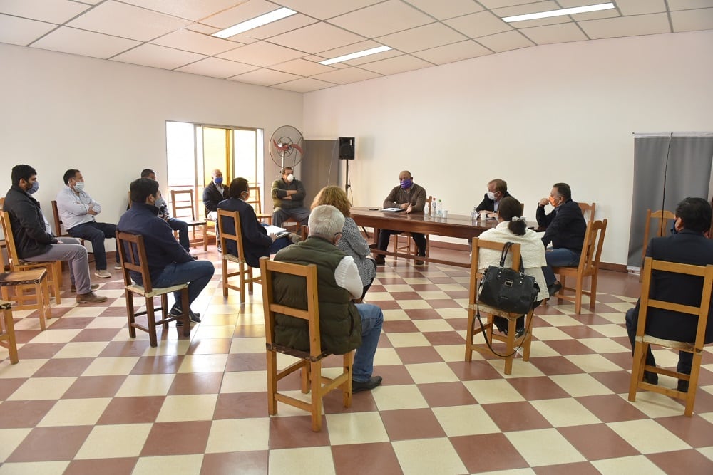 El Foro de Intendentes en una de sus reuniones con Dib Ashur 