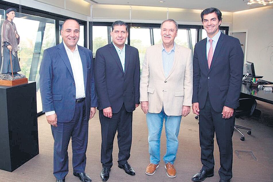 Los gobernadores Manzur, Casas, Schiaretti y Urtubey anunciaron el armado del interbloque Argentina Federal.