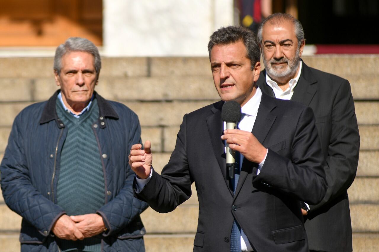 El ministro de Economía, Sergio Massa, mantuvo esta semana varias reuniones con líderes de la CGT.