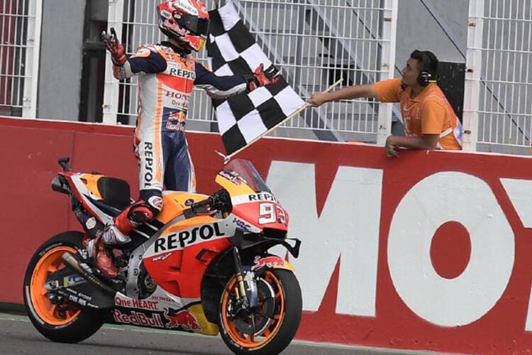 Marc Márquez, ganador por tercera vez del Gran Premio de la Argentina