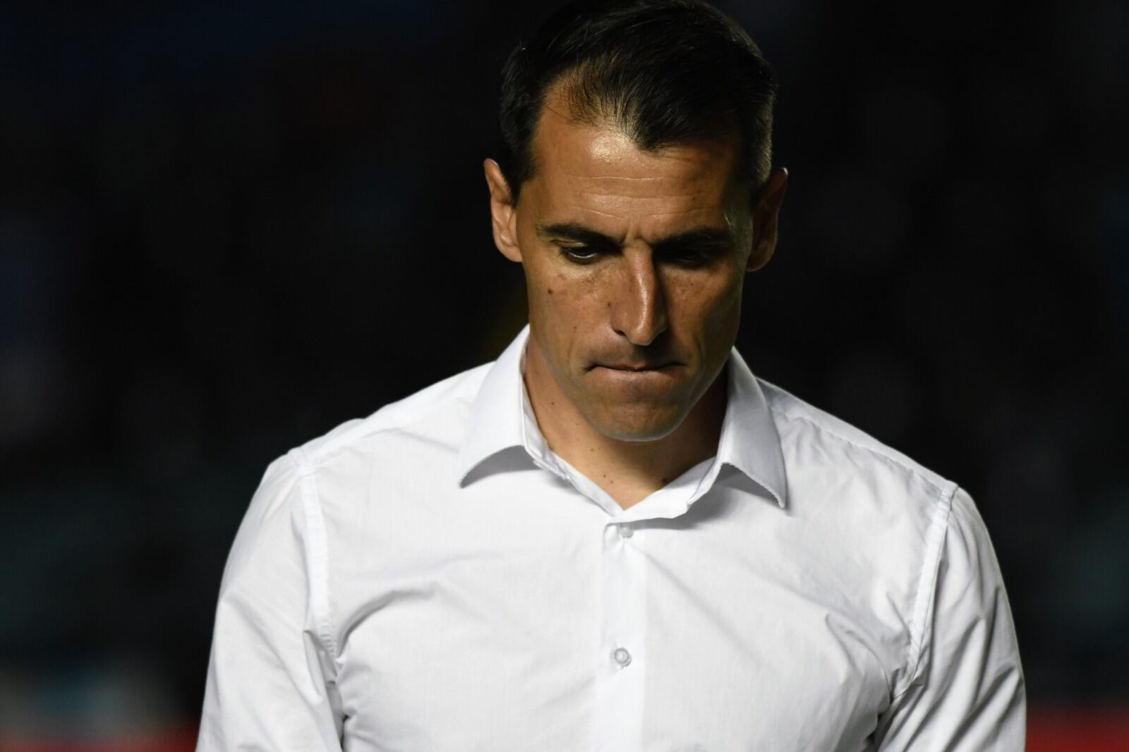 Guillermo Farré, su Belgrano tuvo un mal comienzo en la Copa de la Liga.