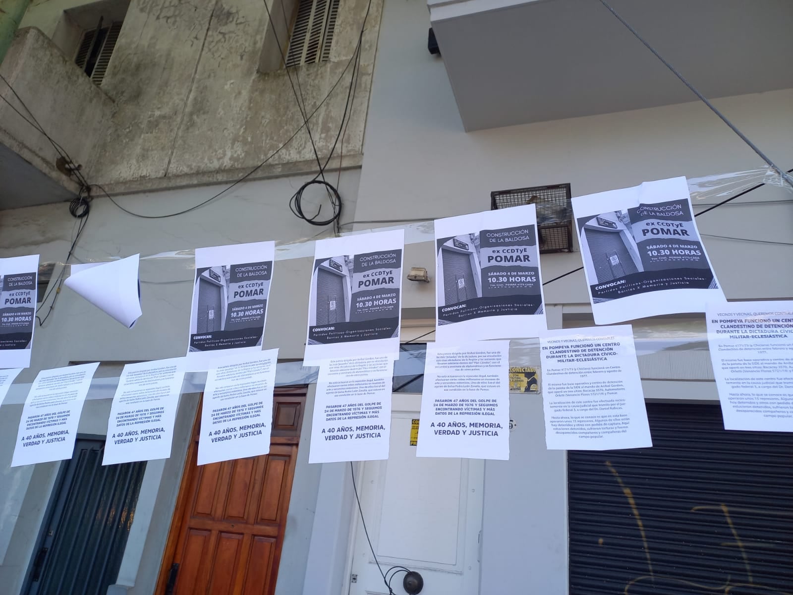 Los militantes del PC habrían sido llevados a la base de Pomar 4171/73.