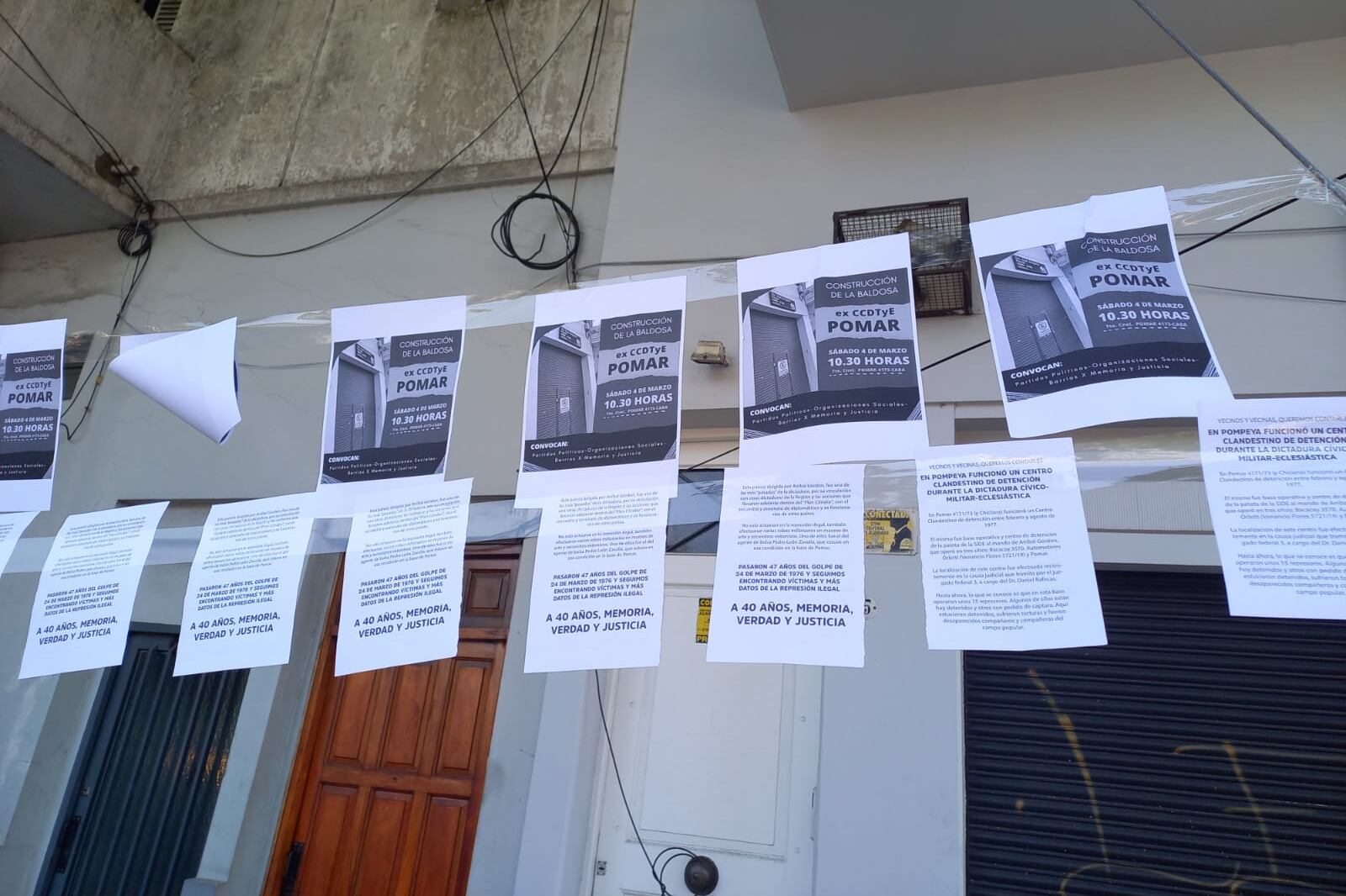 Los militantes del PC habrían sido llevados a la base de Pomar 4171/73.