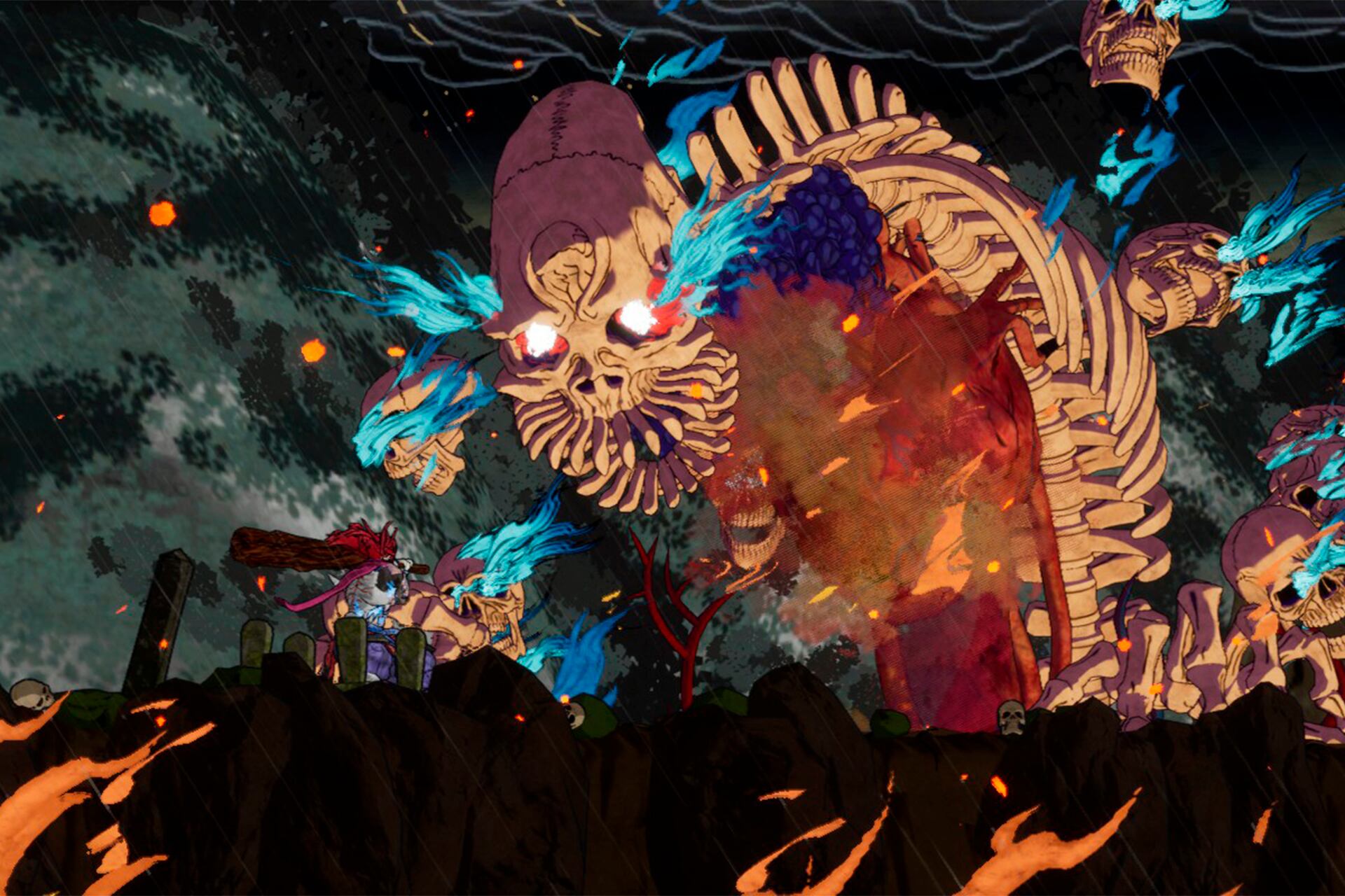 El diseño visual de los niveles y enemigos es excepcional en este roguelite donde cada vez que morís, empezás de vuelta