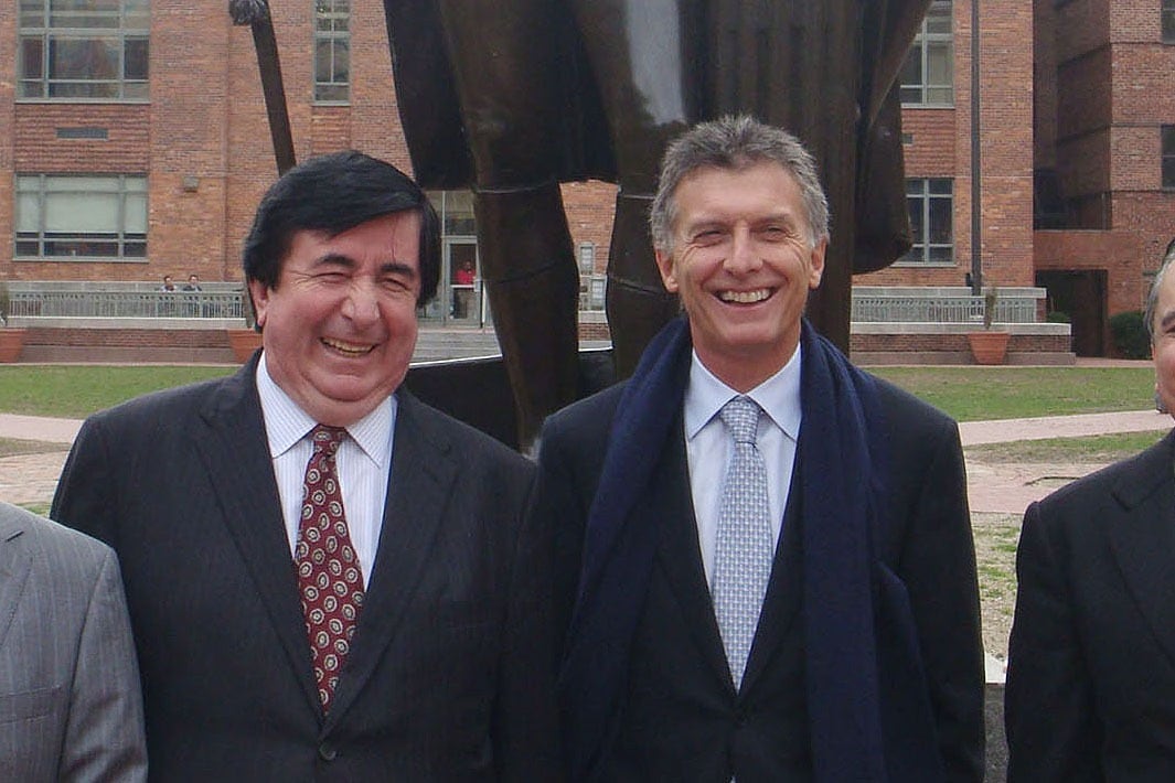 Jaime Durán Barba y Mauricio Macri, risueños, en una imagen de archivo.