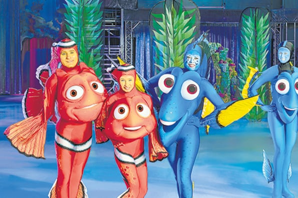 El maravilloso mundo de Disney on ice ofrece dos funciones diarias en el Luna Park.