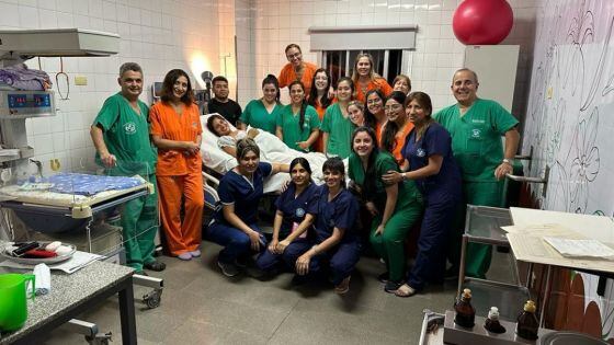 Alessia nació a 00.01 en el Hospital Público Materno Infantil de Salta. Foto: Gobierno de Salta