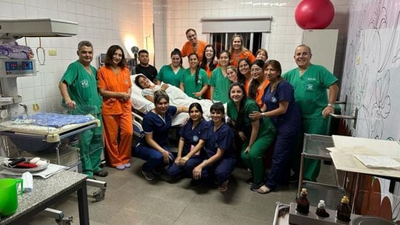 Alessia nació a 00.01 en el Hospital Público Materno Infantil de Salta. Foto: Gobierno de Salta