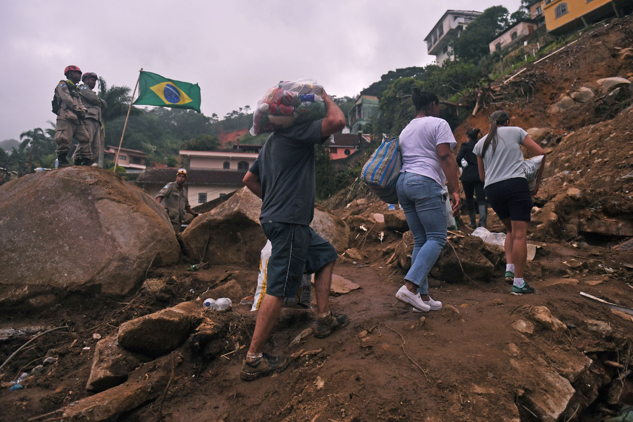 Nuevas lluvias en Petrópolis generaron otra tragedia.