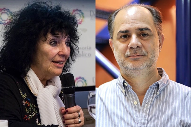 Alicia Entel y Luis Alberto Quevedo.