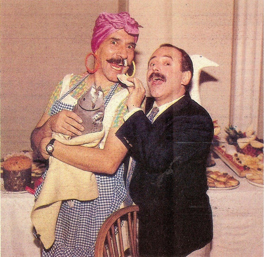 Horacio Fontova como Sonia Braguetti y Jore Guinzburg