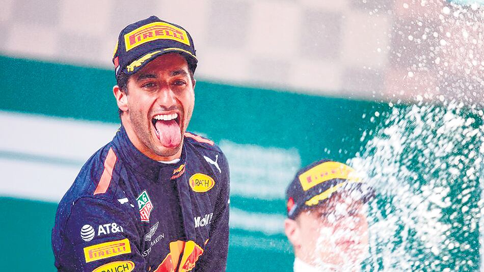 n “Hace veinticuatro horas no me habría imaginado estar aquí”, se sinceró Ricciardo en lo más alto del podio.