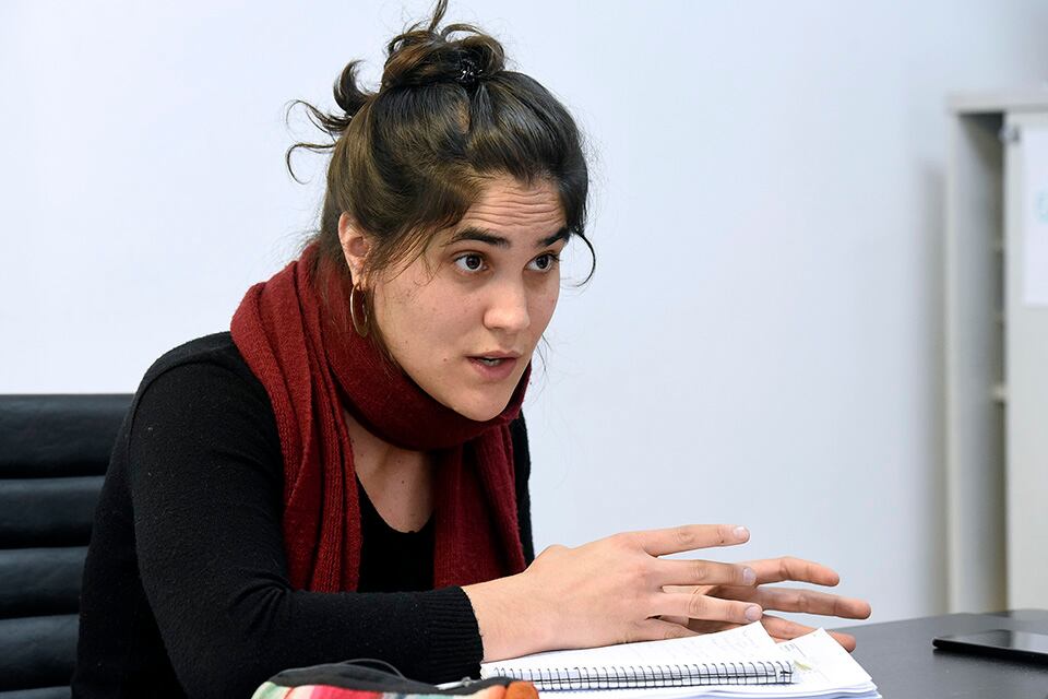 Julia Irigoitia es directora de inclusión socioproductiva de la provincia