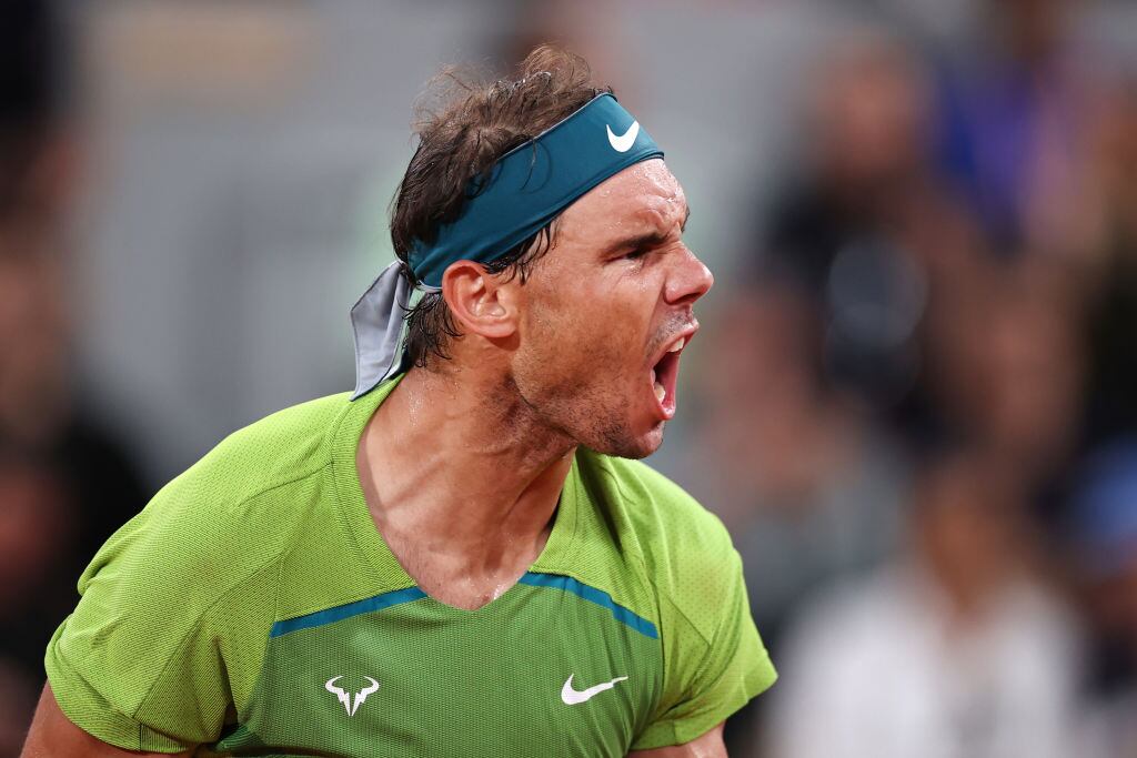 Rafael Nadal se llevó el primer set ante Alexander Zverev. Imagen: Roland Garros.