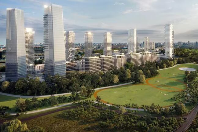 El render del proyecto de IRSA