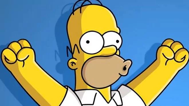 Una licencia de conducir de Homero Simpson reveló el detalle. 