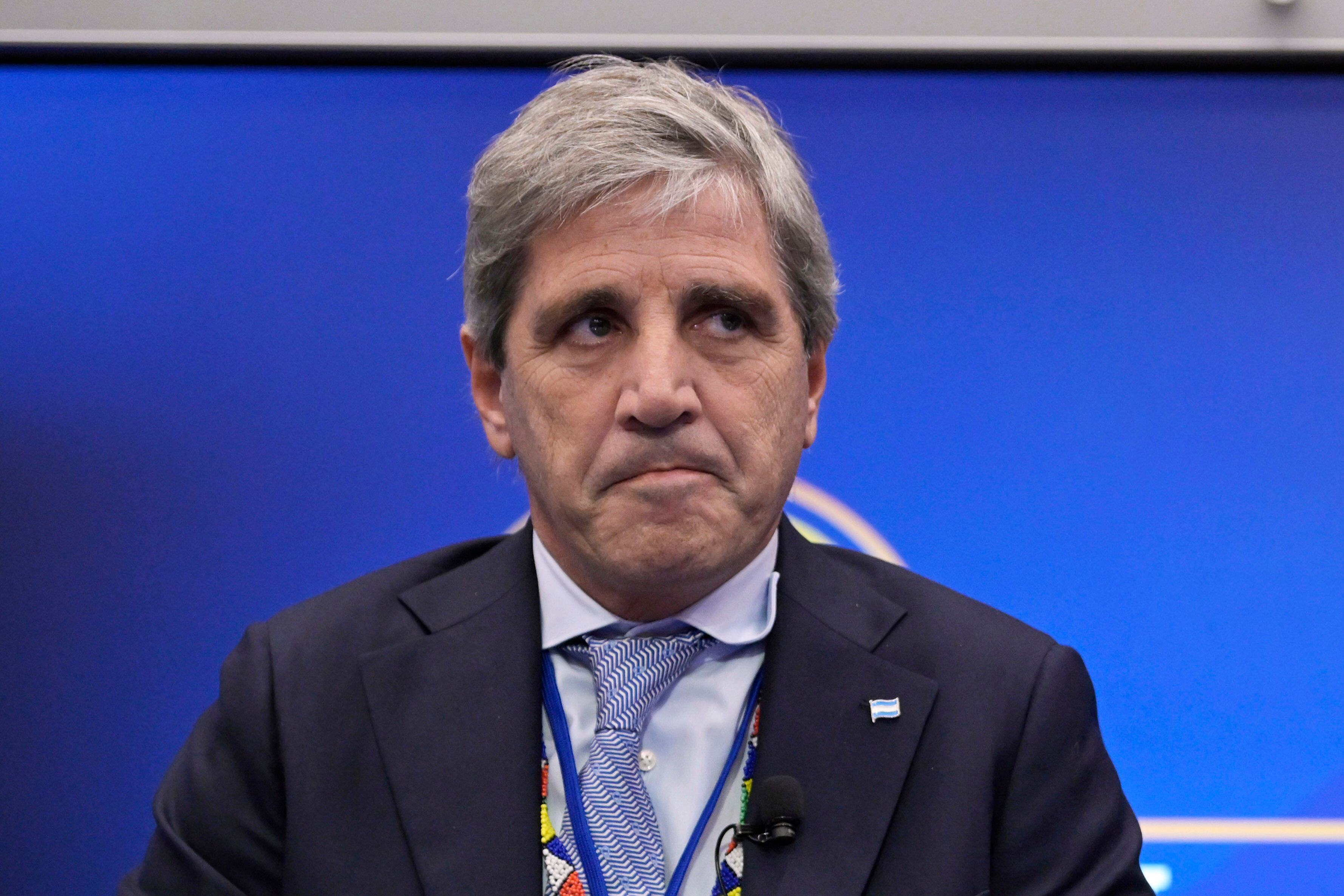 Luis Caputo. Afirmó que está "cómodo" con el dólar a 1500, aunque consideró que es "un precio holgado"