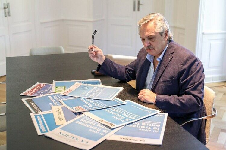 Alberto Fernández es la figura más mencionada a lo largo de los primeros 15 días de abril.