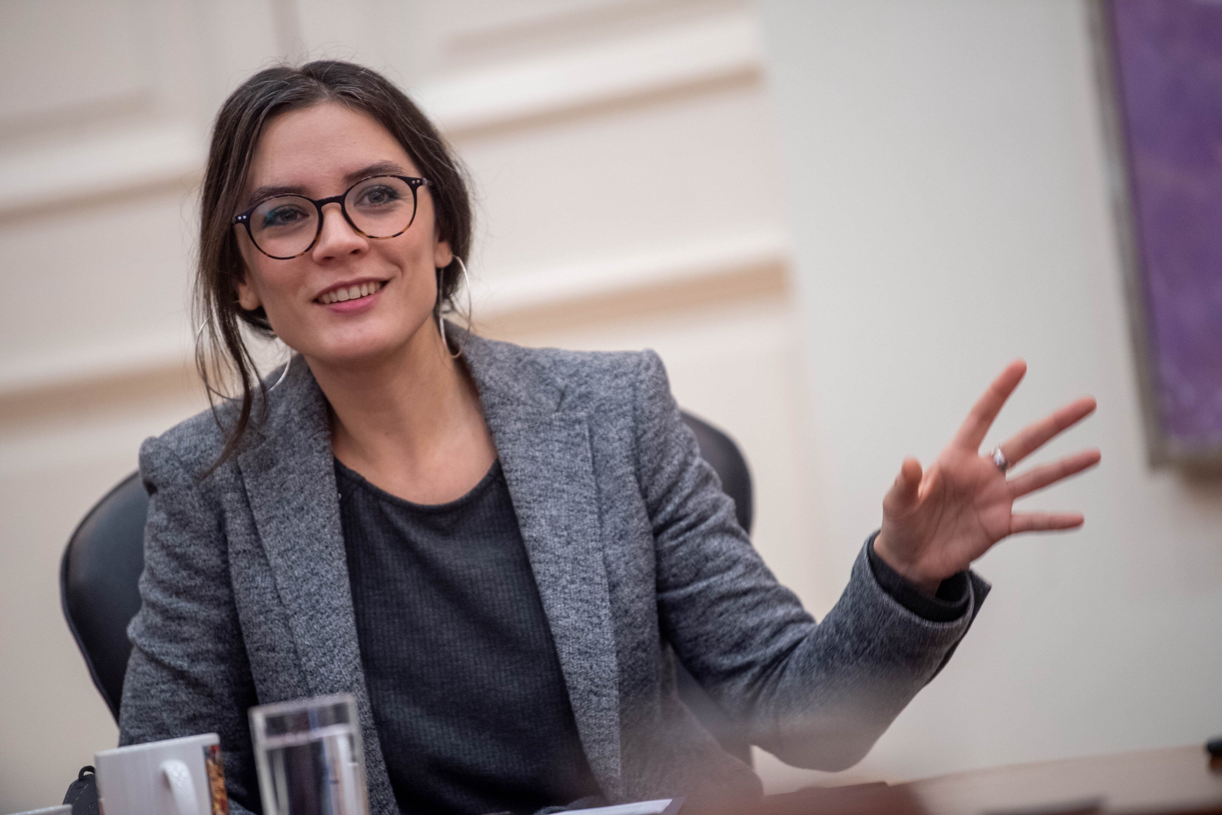 Ministra secretaria general del gobierno, Camila Vallejo / Twitter de Camila Vallejo.