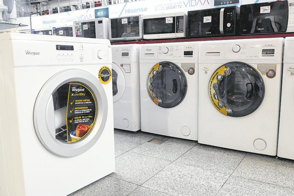 El sistema incluye desde computadoras hata lavarropas