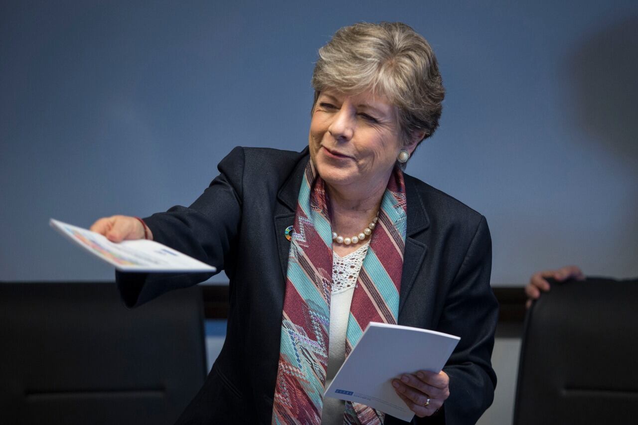 Alicia Bárcena, secretaria ejecutiva de CEPAL