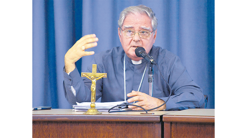 Oscar Ojea difundió ayer el tradicional mensaje por las Pascuas.