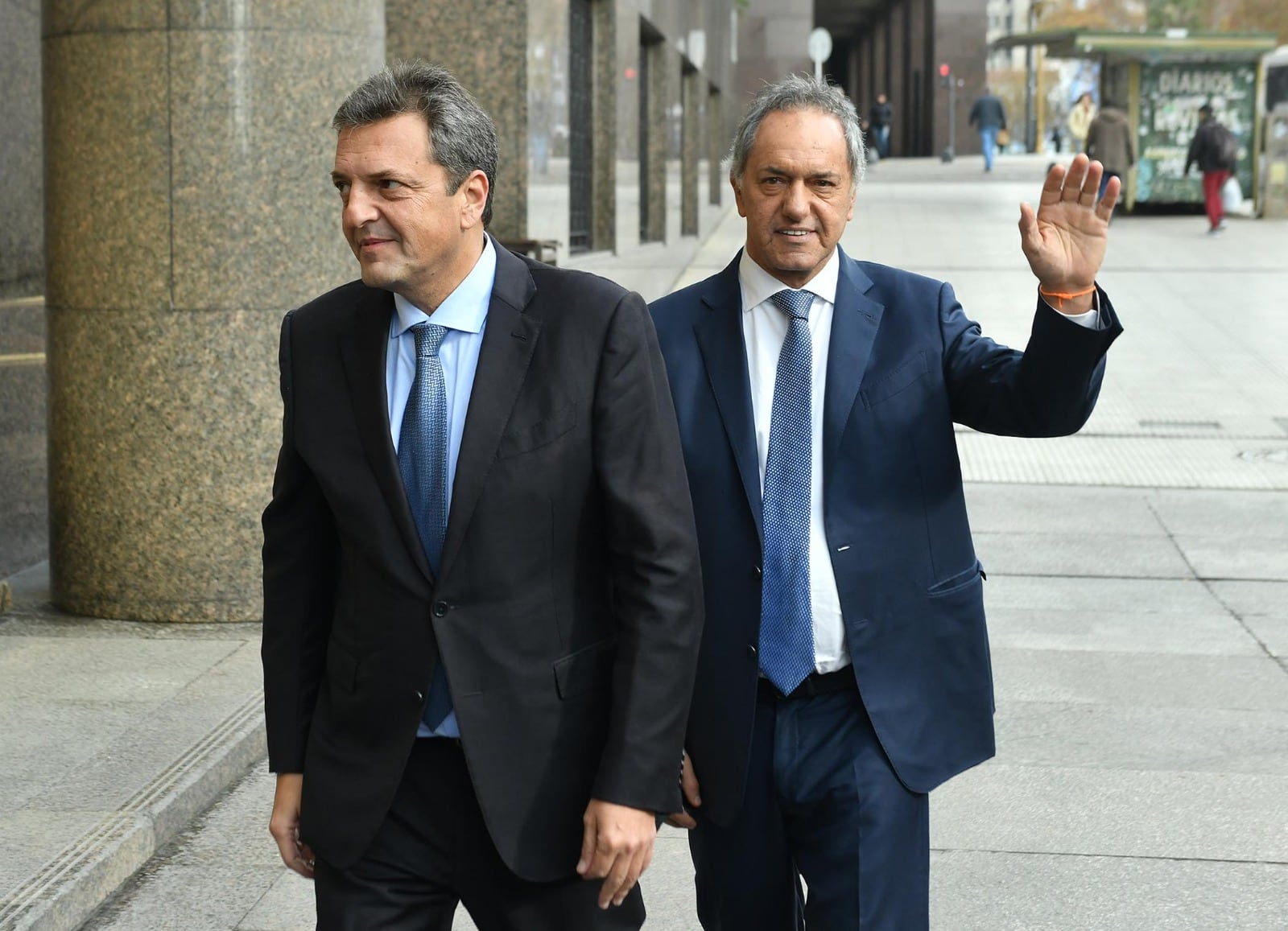 Scioli y Massa, en Economía