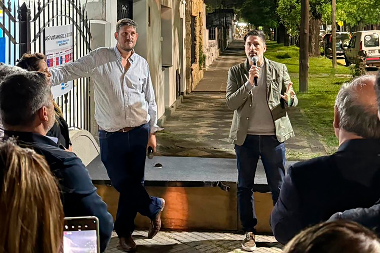 Sergio Medviginer y Nicolás Trotta en el lanzamiento de Proyecto Nacional y Popular.