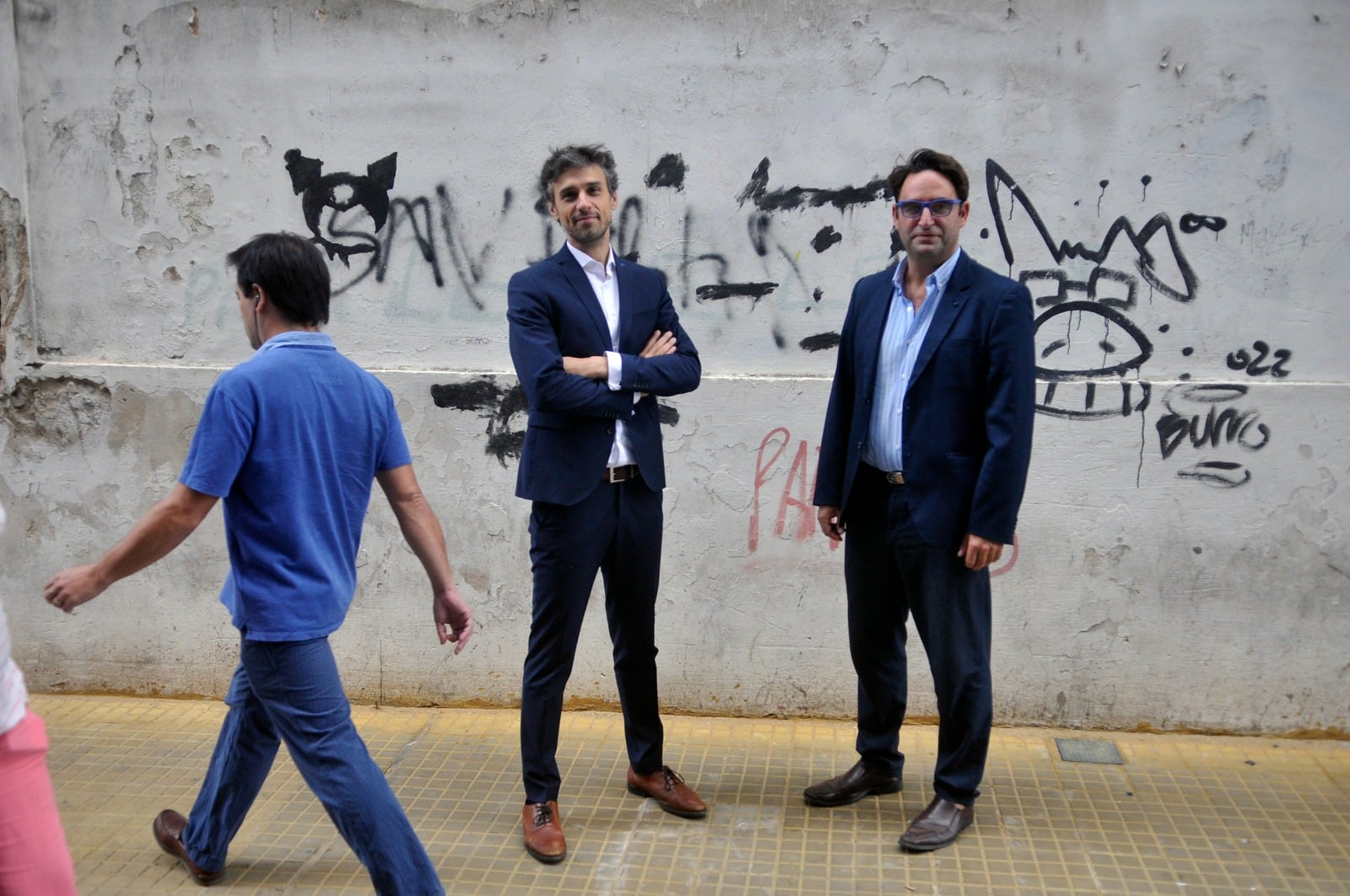 Guido Croxatto y Julián Axat.