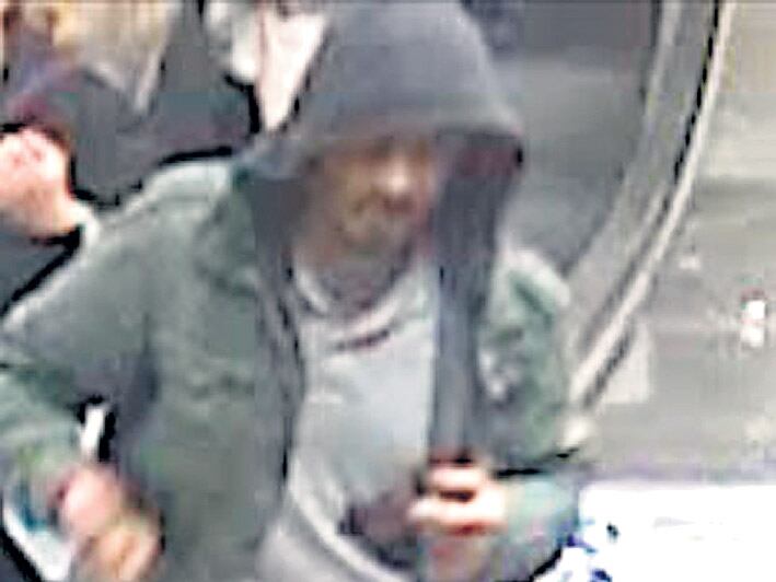 Imagen de la policía sueca del presunto terrorista.