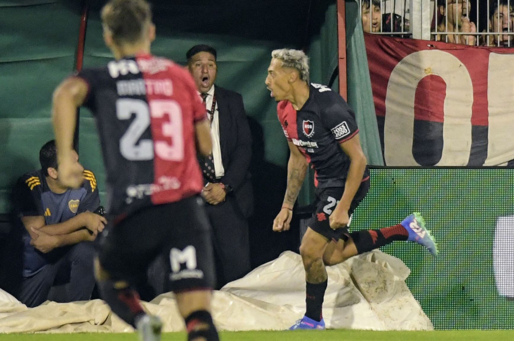 Luciano Herrera convirtió el primer gol de Newell's