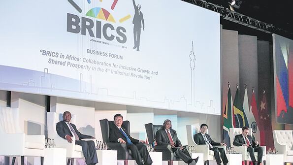 La cumbre de los países Brics tuvo su primera jornada con un foro de negocios.