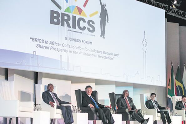 La cumbre de los países Brics tuvo su primera jornada con un foro de negocios.