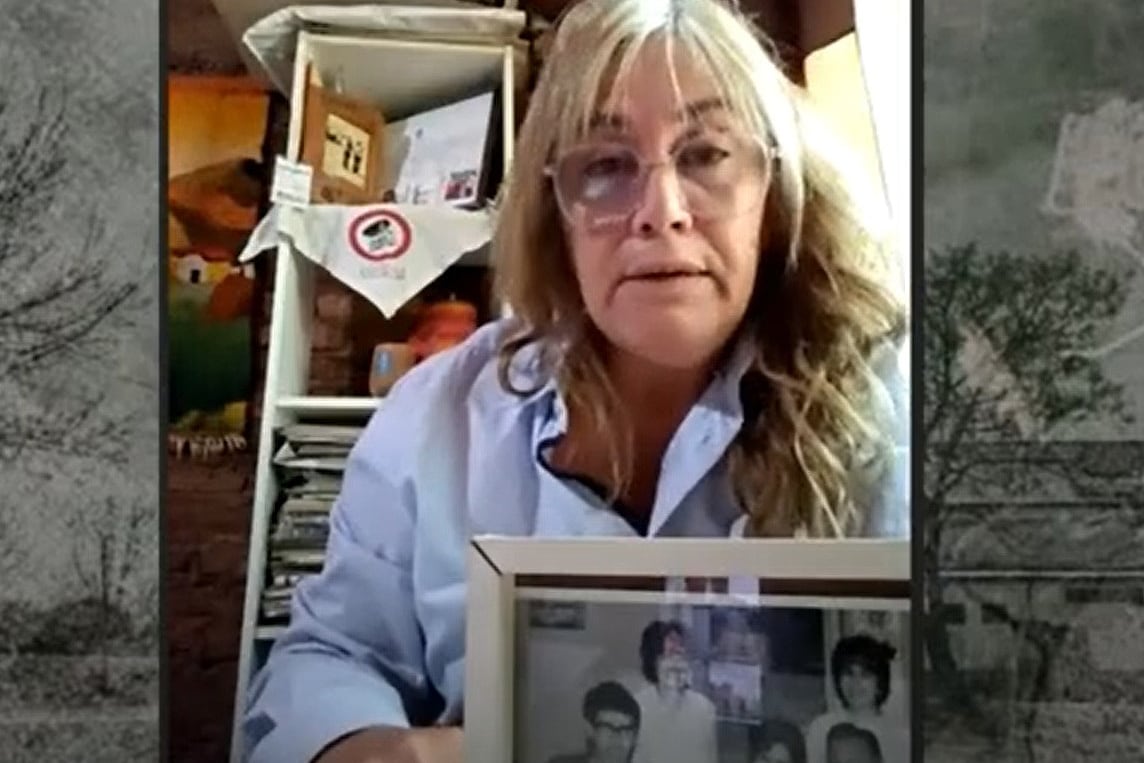 María Paola Garello declaró sobre la desaparición de su padre Luis por videoconferencia.