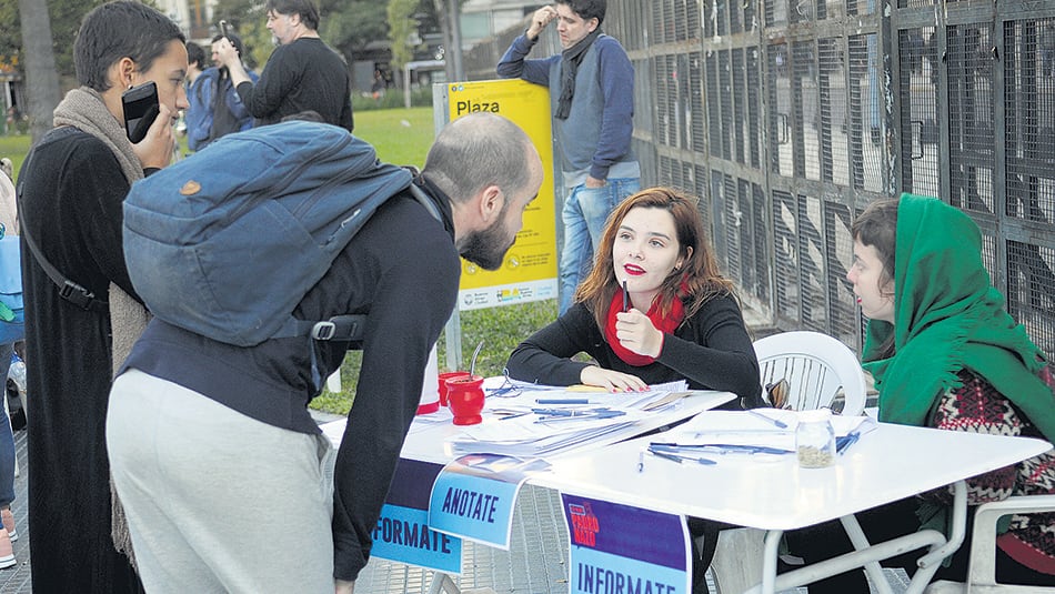 Hubo mesas informativas, locro y números artísticos.